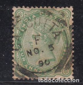 Selos: INDIA INGLESA imperio .40 usada,